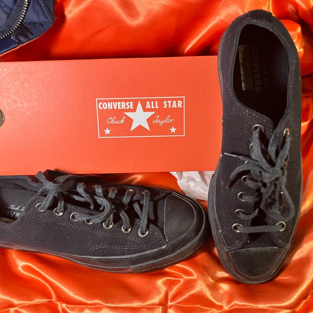 Converse Chuck 70 OX  Black Unisex Men's 9 Women's 11